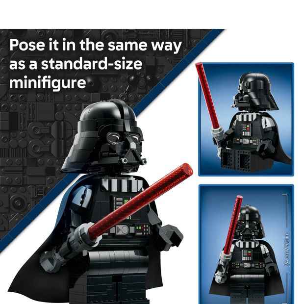 LEGO® Star Wars TM Up-Scaled Darth Vader™ Minifigure 75461