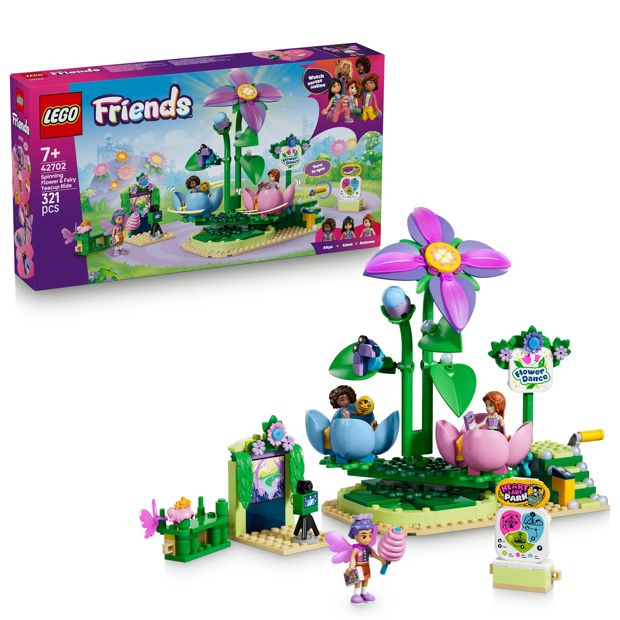 LEGO® Friends Spinning Flower & Fairy Teacup Ride 42702