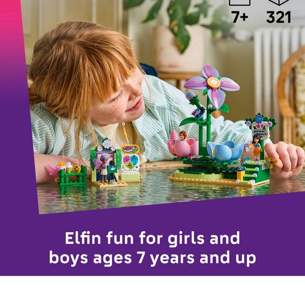 LEGO® Friends Spinning Flower & Fairy Teacup Ride 42702