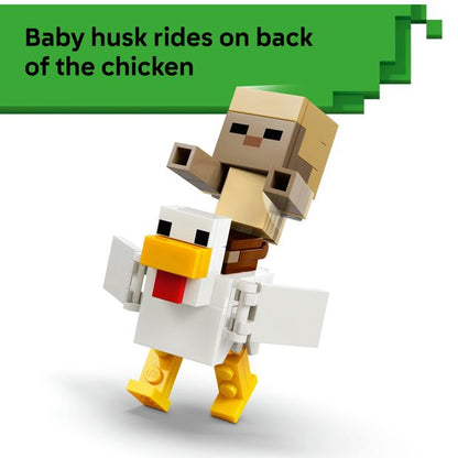 LEGO® Minecraft Chicken Jockey Desert Attack 21592