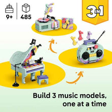 LEGO® Creator 3 in 1 Music Decor Piano with Cat 31392