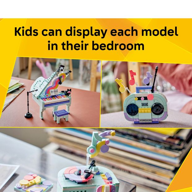LEGO® Creator 3 in 1 Music Decor Piano with Cat 31392