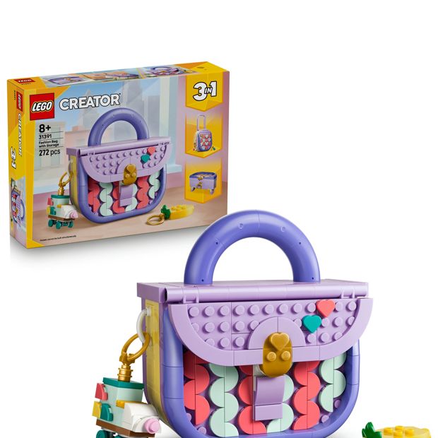 LEGO® Creator 3 in 1 Art Fashion Bag with Storage 31391