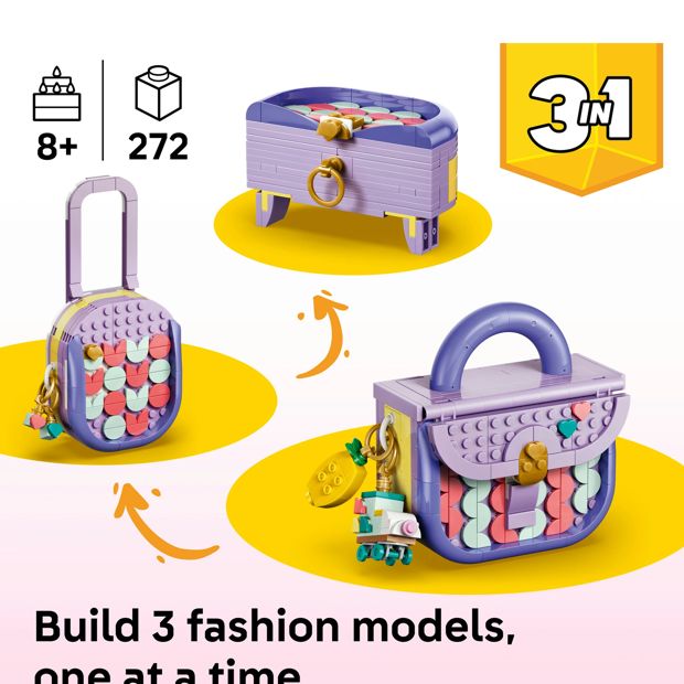 LEGO® Creator 3 in 1 Art Fashion Bag with Storage 31391