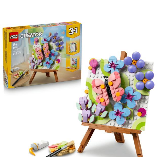 LEGO® Creator 3 in 1 Floral Art Decor Painting 31390
