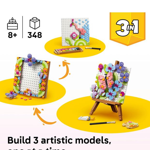 LEGO® Creator 3 in 1 Floral Art Decor Painting 31390