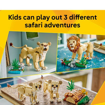LEGO® Creator 3 in 1 Wild Animals: Majestic Lion 31386