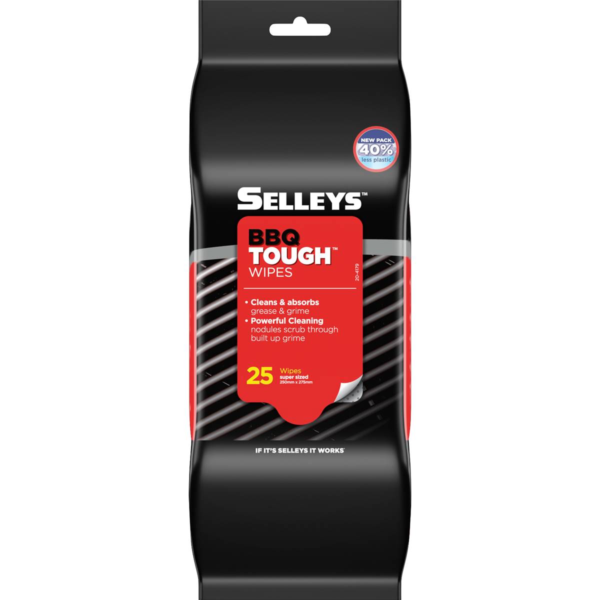 Selley's BBQ Accessory Tough Wipes 25 Pack