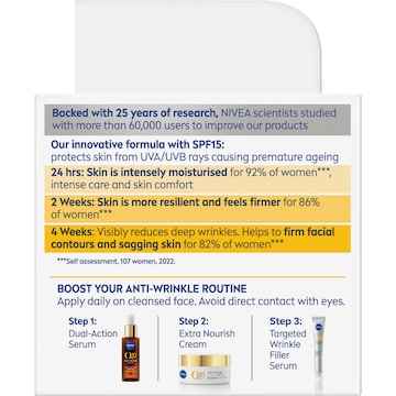 Nivea Q10 Anti Wrinkle Deep Restore Day Cream SPF 15 50mL