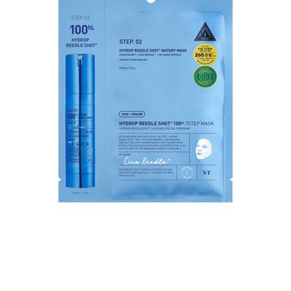 VT Cosmetics - Hydrop Reedle Shot 100hL 2 Step Mask