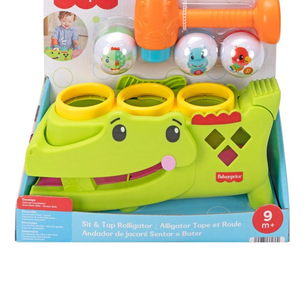 Fisher-Price Sit & Tap Rolligator