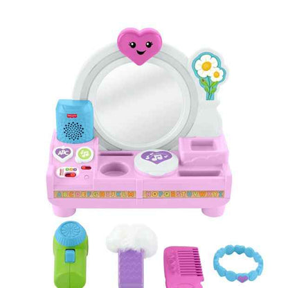 Fisher-Price Laugh & Learn Let’s Get Ready Vanity Musical Playset for Baby & Toddler