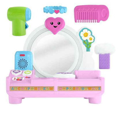 Fisher-Price Laugh & Learn Let’s Get Ready Vanity Musical Playset for Baby & Toddler