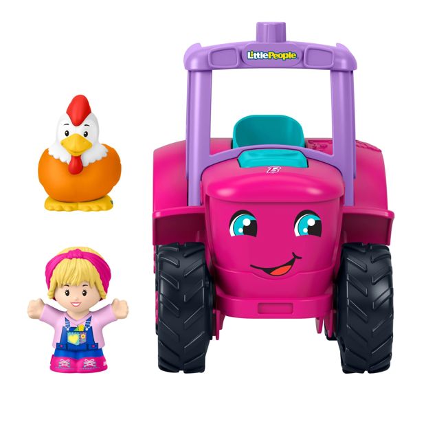 Fisher-Price Little People Barbie Tractor Musical Farm Truck
