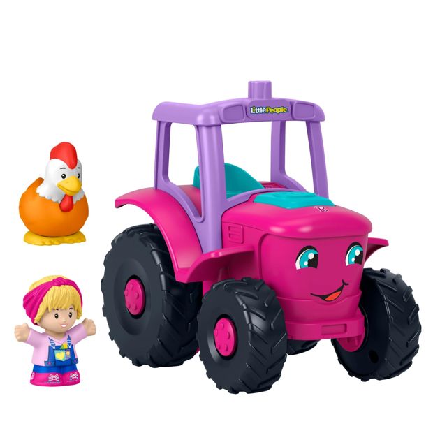 Fisher-Price Little People Barbie Tractor Musical Farm Truck