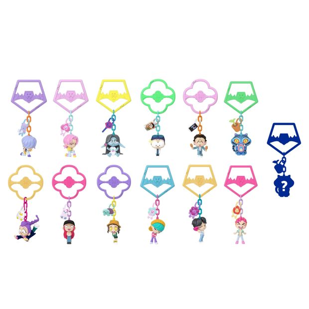Kpop Demon Hunters Mini Collectible Keychain Figures - Assorted