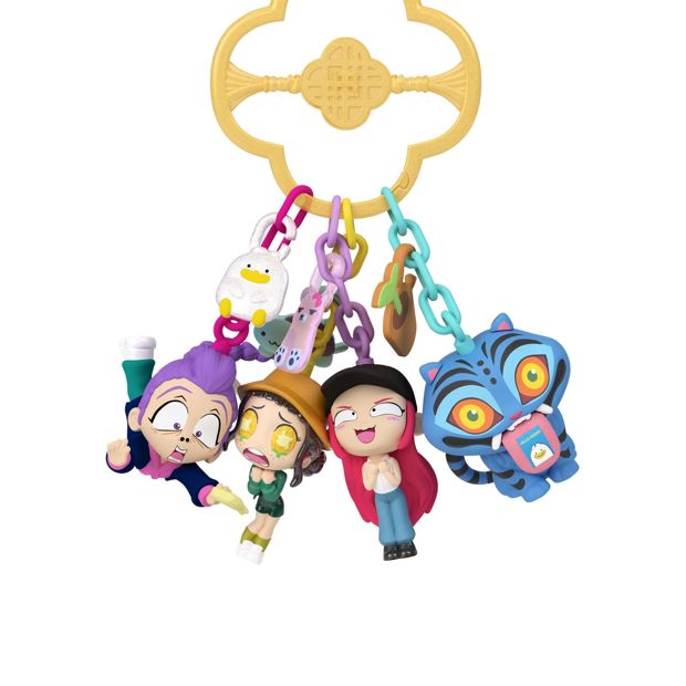 Kpop Demon Hunters Mini Collectible Keychain Figures - Assorted