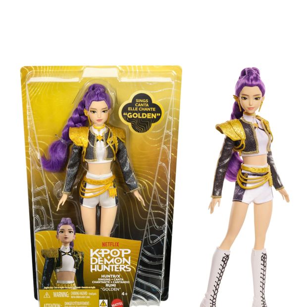 KPop Demon Hunters HUNTR/X Rumi - Golden Singing Doll