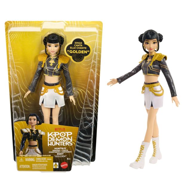 KPop Demon Hunters HUNTR/X Zoey - Golden Singing Doll