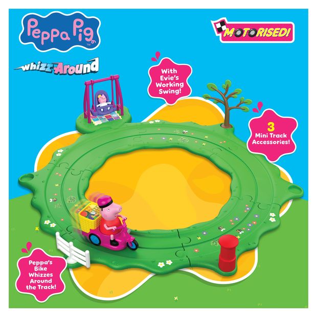 Peppa Pig Whiz Around Peppa & Evie Fun in the Park Set