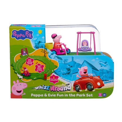 Peppa Pig Whiz Around Peppa & Evie Fun in the Park Set