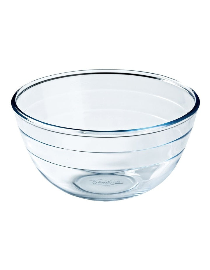 Mixing Bowl 24cm/3L in Glass