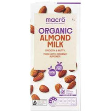 Macro Organic Almond Long Life Milk UHT 1L