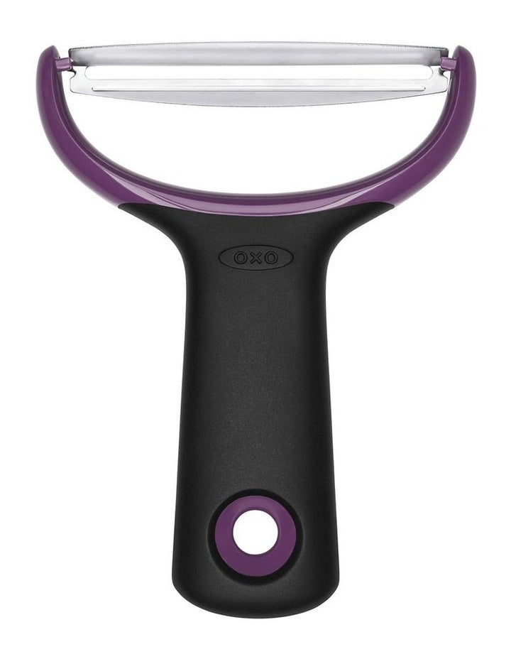 Large Vegetable Prep Peeler in Black/Purple