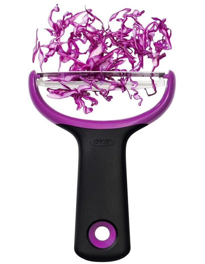 Large Vegetable Prep Peeler in Black/Purple