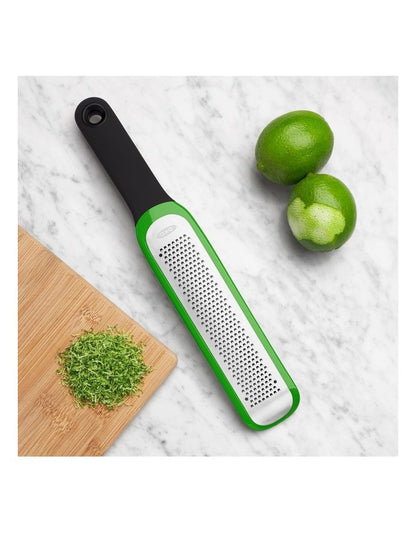 Etched Zester Grater in Black/Green