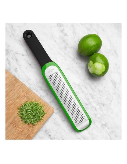 Etched Zester Grater in Black/Green