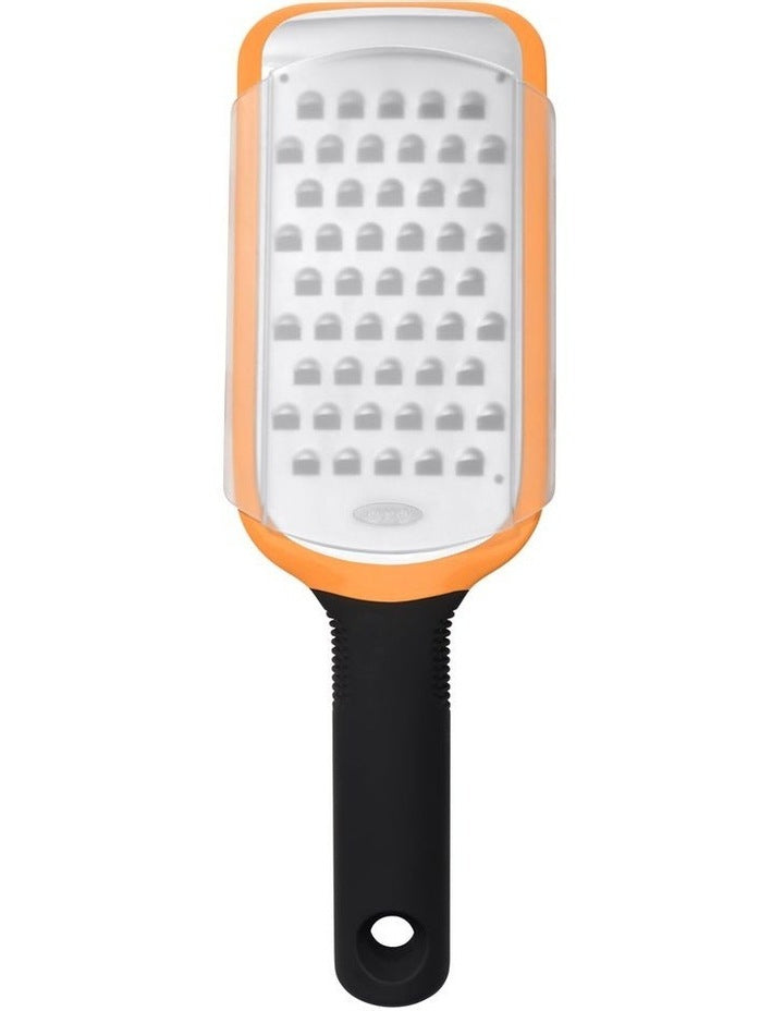 Etched Coarse Grater in Black/Orange
