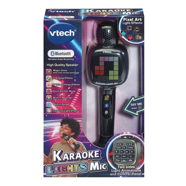 VTech Karaoke Lights Mic - Black