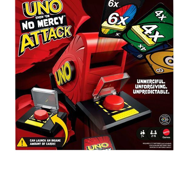 UNO Show ‘em No Mercy Attack Card Game With Card Launcher