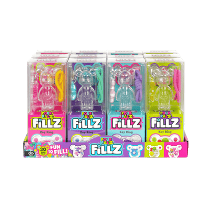 Pour Palz Fillz Bear Keyring - Assorted