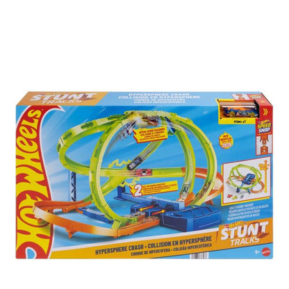 Hot Wheels Stunt Tracks Hypersphere Crash Playset