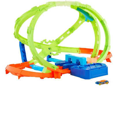 Hot Wheels Stunt Tracks Hypersphere Crash Playset