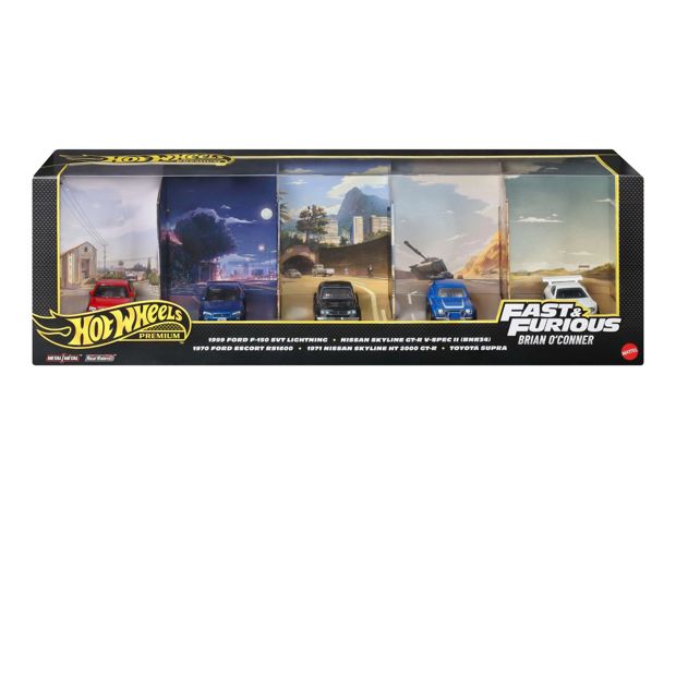 Hot Wheels Premium Fast & Furious Bundle Of 5