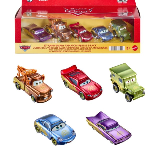 Disney And Pixar Cars Race To Celebrate 20th Anniversary Radiator Springs 5-pack