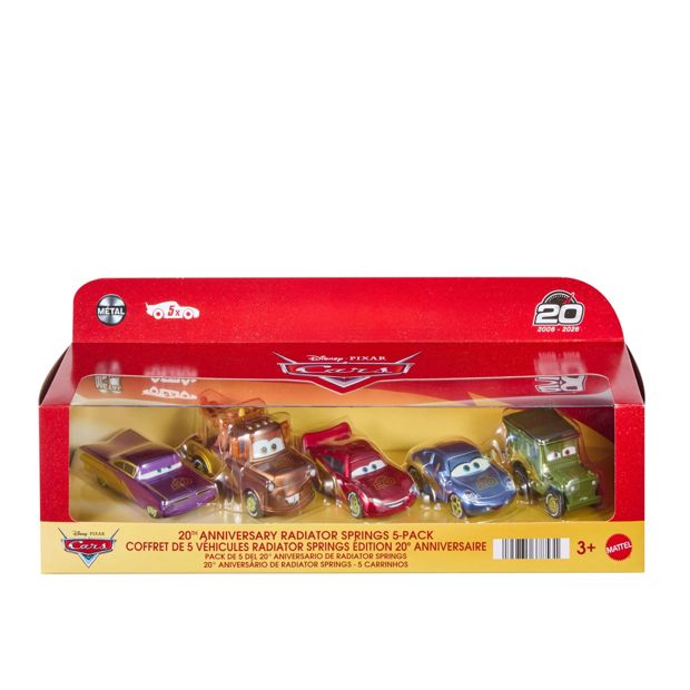 Disney And Pixar Cars Race To Celebrate 20th Anniversary Radiator Springs 5-pack
