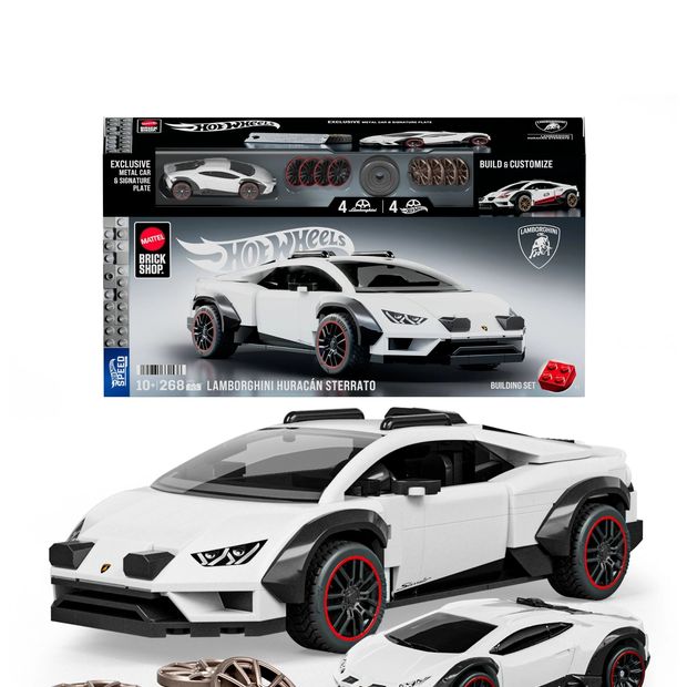Hot Wheels Lamborghini Huracan Sterrato Building Toy Kit