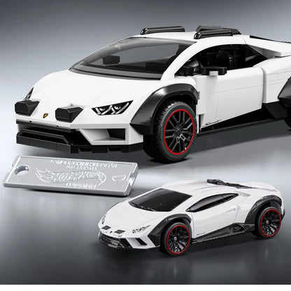 Hot Wheels Lamborghini Huracan Sterrato Building Toy Kit