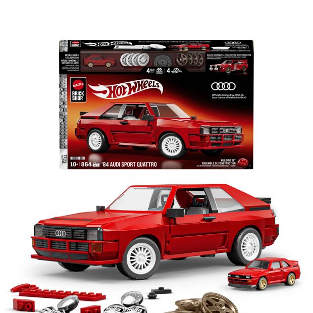 Hot Wheels '84 Audi Sport quattro Building Toy Kit