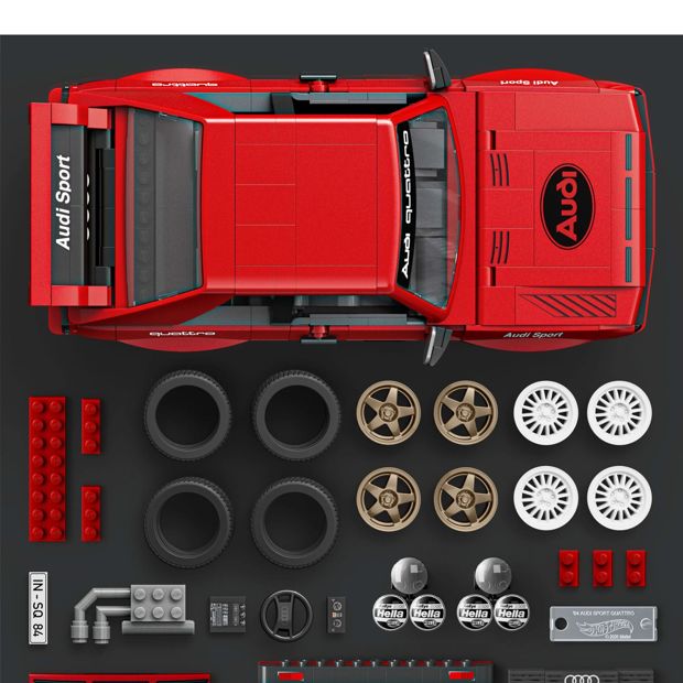 Hot Wheels '84 Audi Sport quattro Building Toy Kit