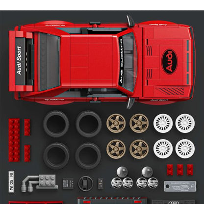 Hot Wheels '84 Audi Sport quattro Building Toy Kit