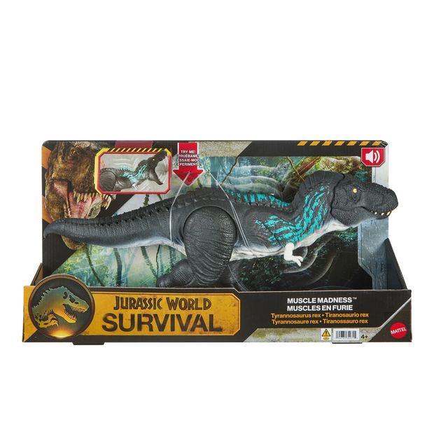 Jurassic World Muscle Madness Tyrannosaurus Rex Action Figure