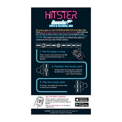 Hitster Aussie Hits and Global Mix