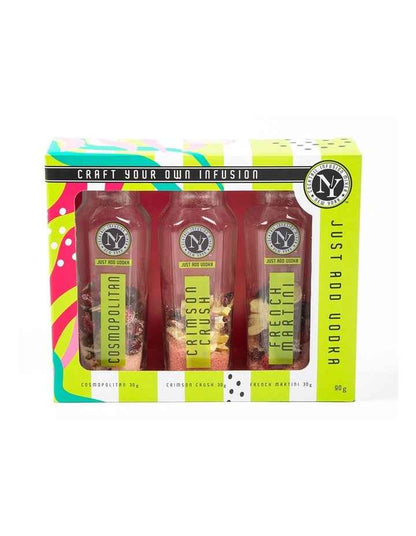 Cosmopolitan, Blue Dream and On The Beach Vodka 3 Pack Sampler