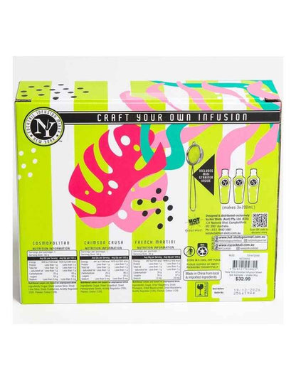 Cosmopolitan, Blue Dream and On The Beach Vodka 3 Pack Sampler