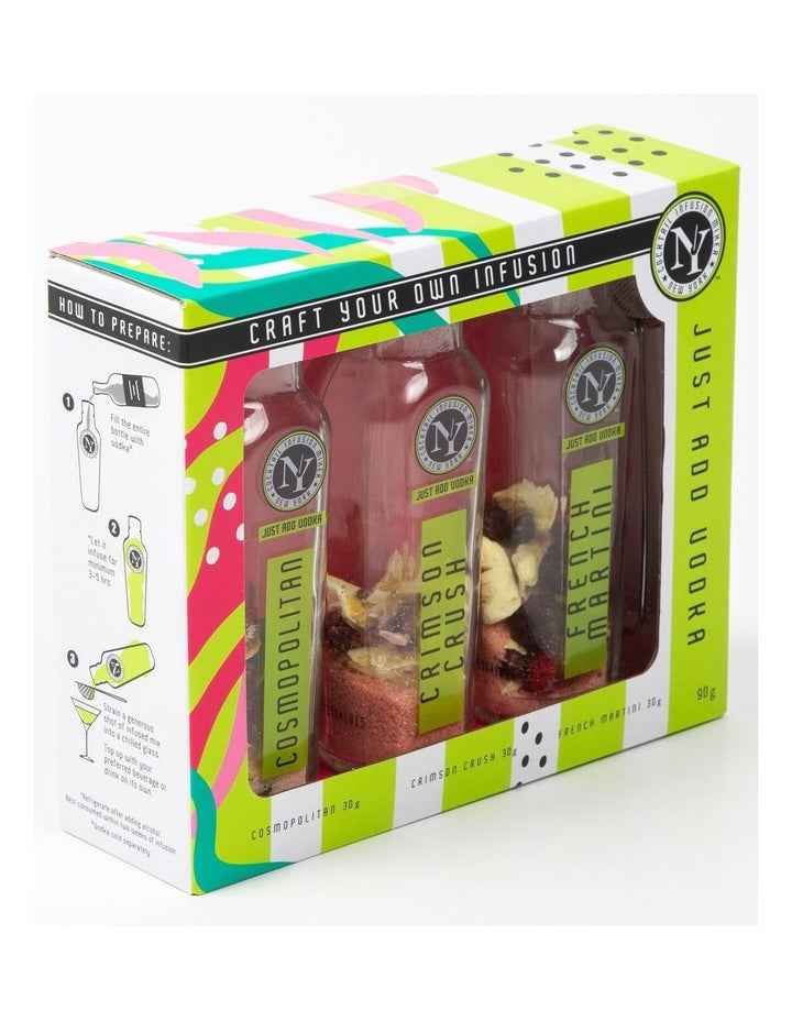 Cosmopolitan, Blue Dream and On The Beach Vodka 3 Pack Sampler